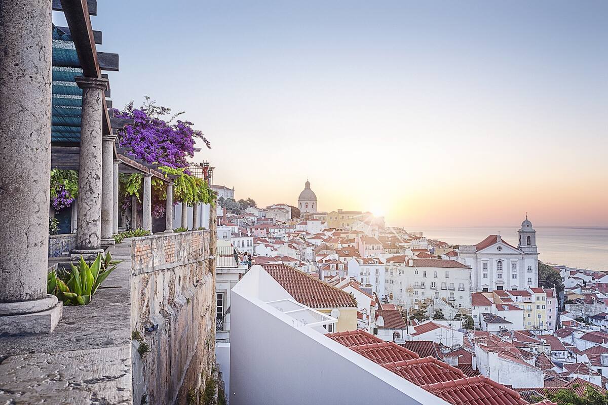 Ausblick über Lissabon