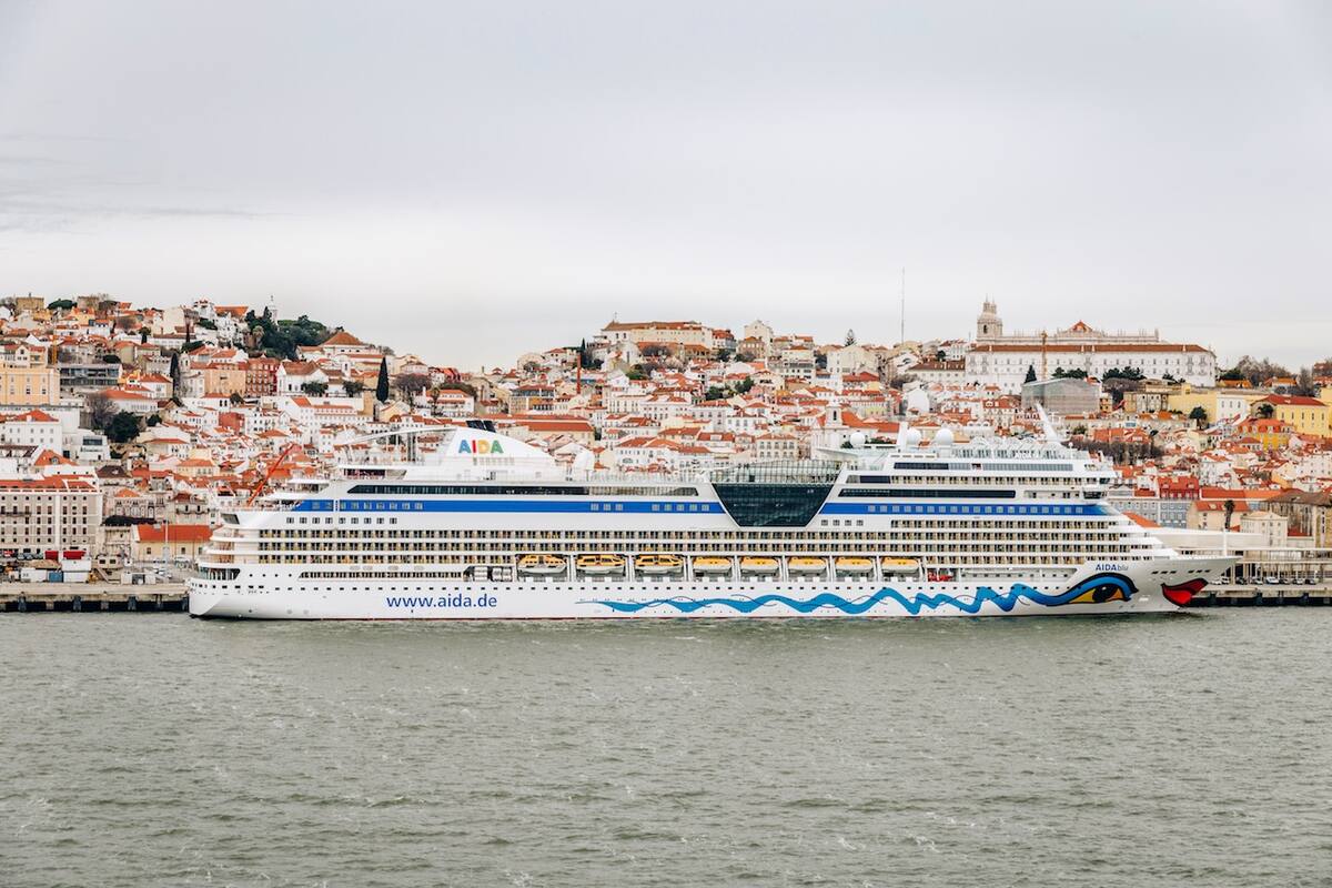 AIDAblu in Lissabon