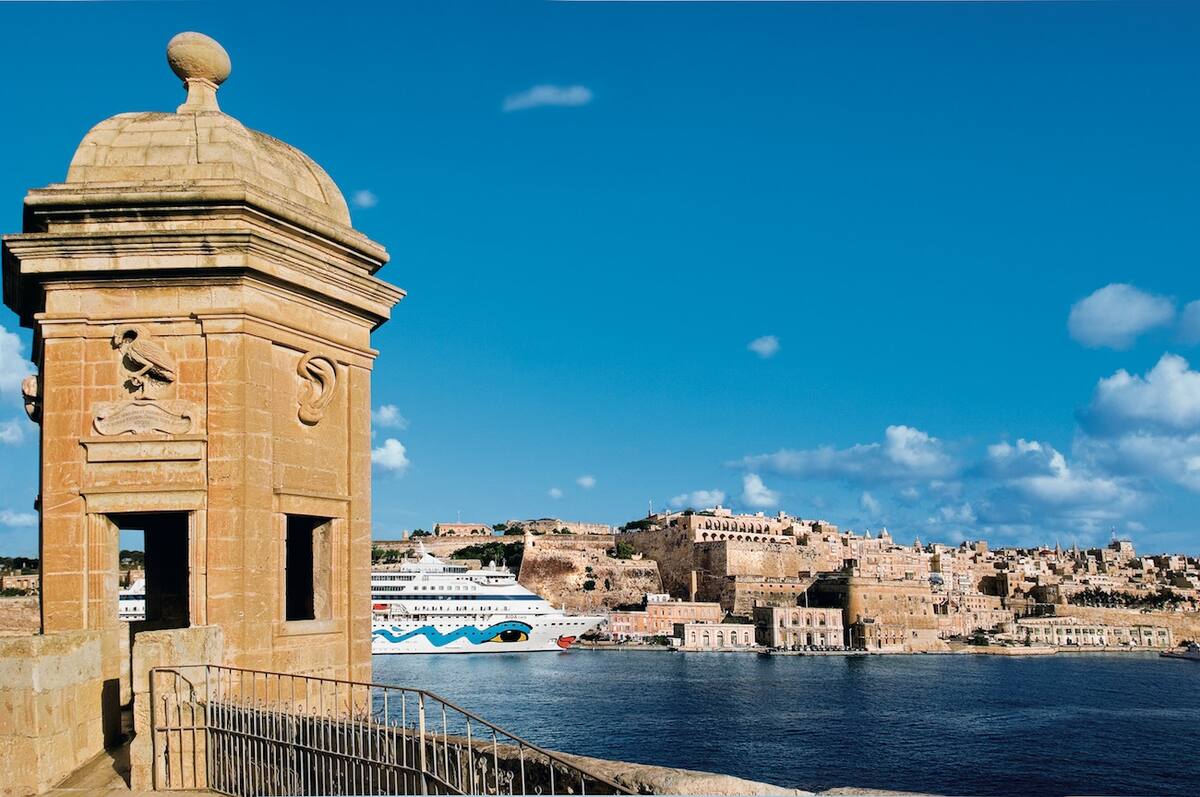 Blick von Fort St. Elmo über das Meer