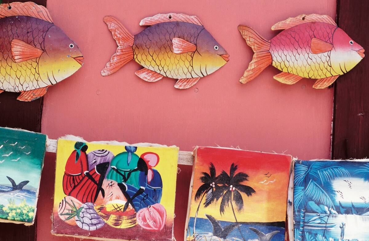 Bunte Bilder und Souvenirs aus der Dominikanischen Republik