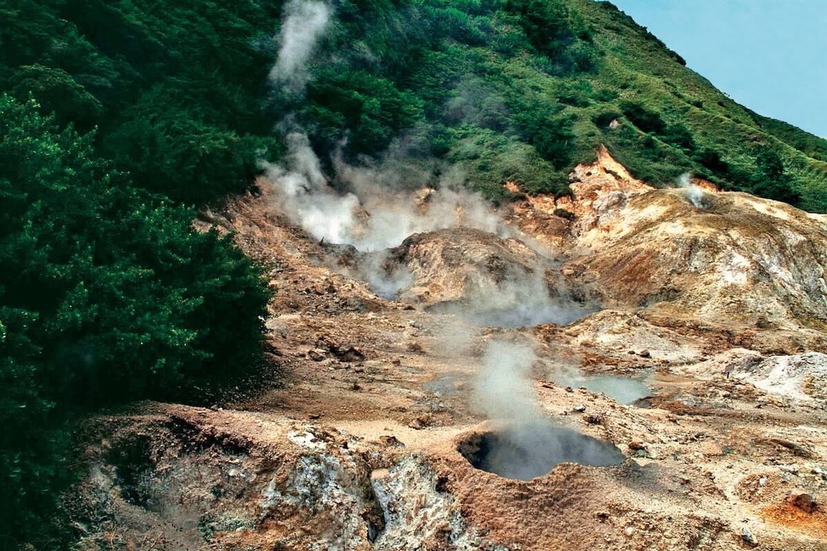 Ausflüge St. Lucia Brodelnde Quellen Sulphur Springs Park