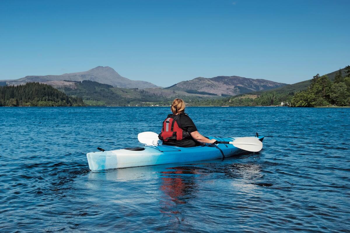 Kajaktour in schöner Natur