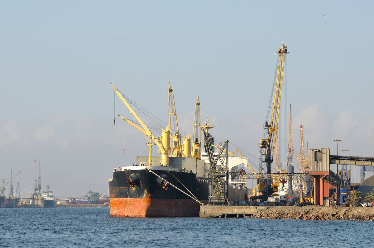 Kreuzfahrt-Hafen von Walvis Bay