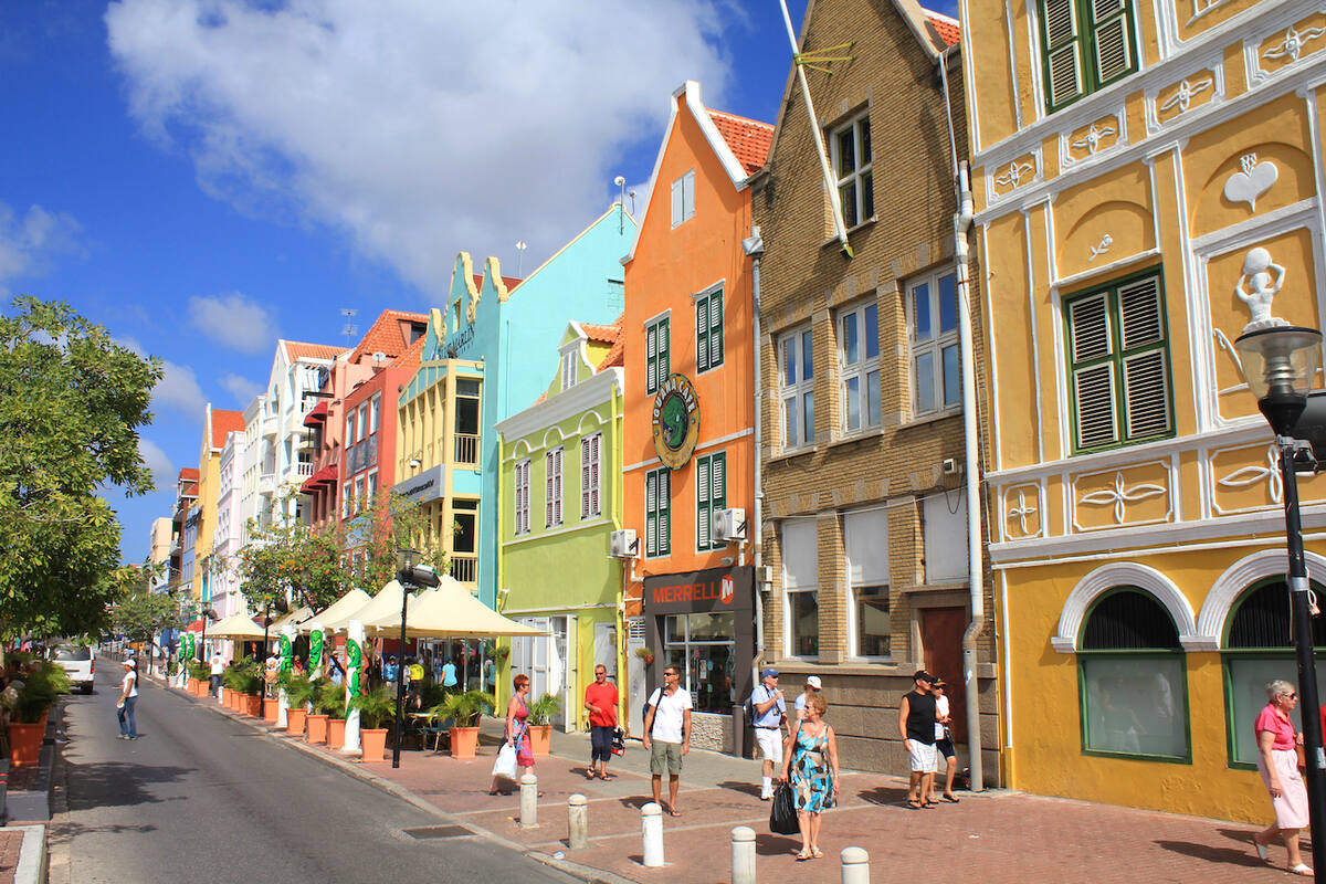 Innenstad City Willemstad Bild
