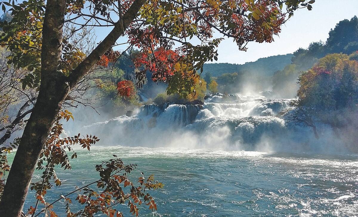 Wasserfall im Nationalpark Krka