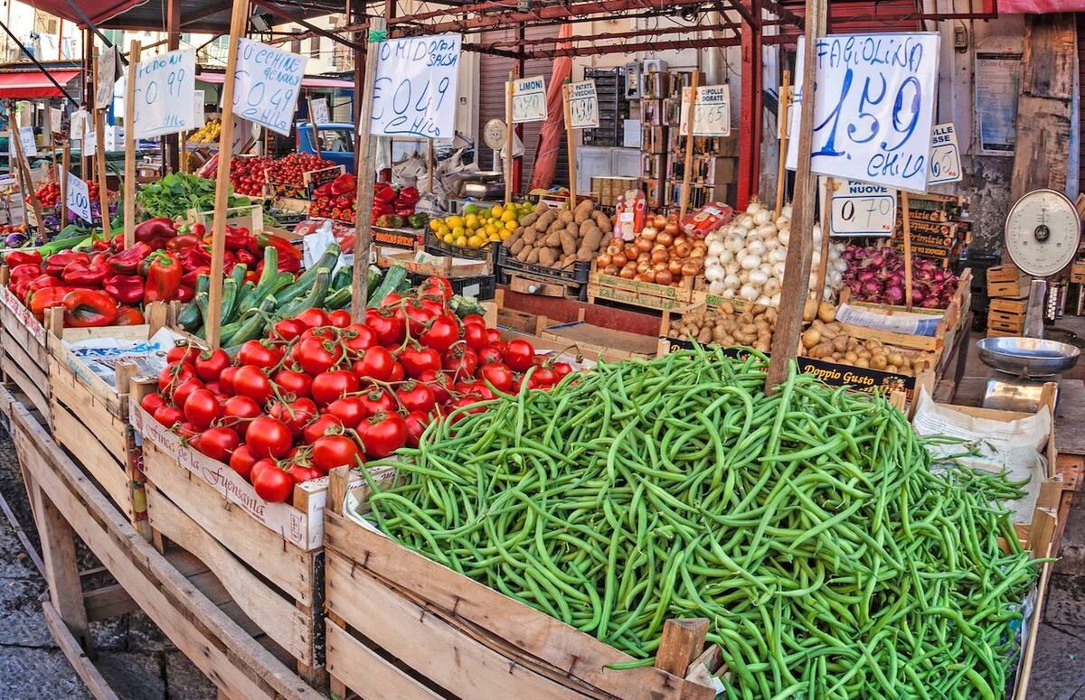 Kreuzfahrt Basar Sizilien Palermo