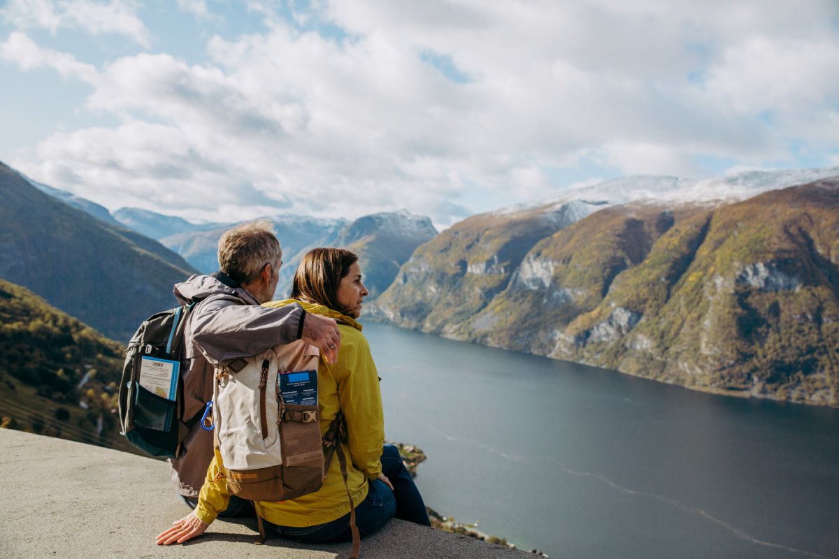 Zwiebelprinzip Kleidung für Norwegen mit mehreren Schichten