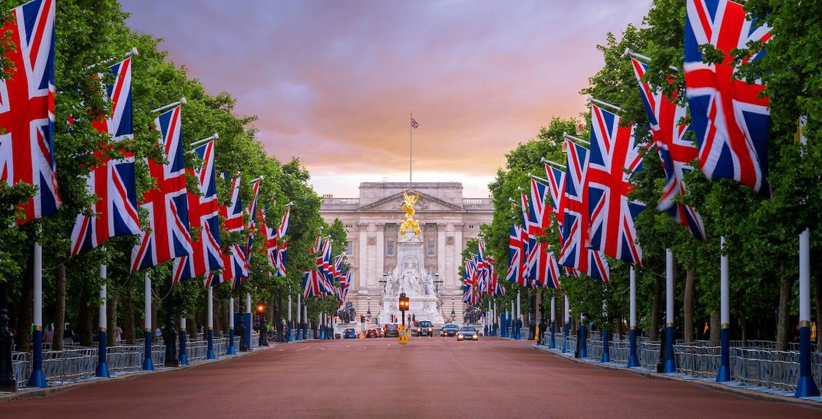 Buckingham Palace in London