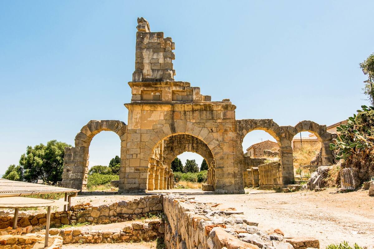 Ausgrabungsstätte in Sizilien