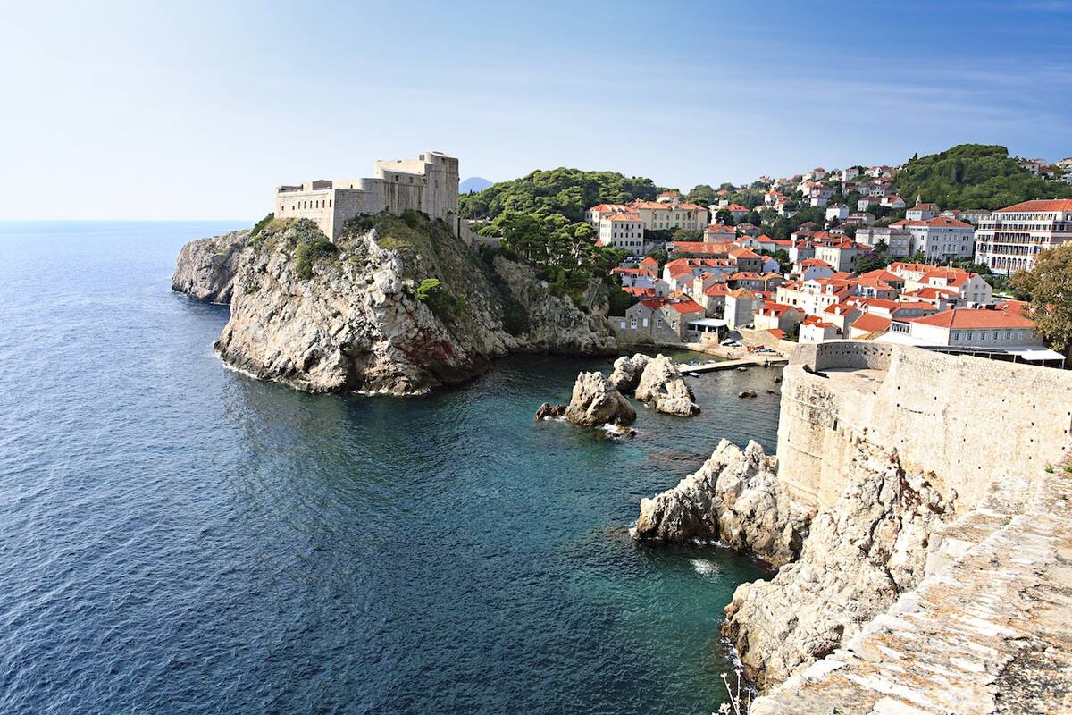 Bild Kroatien Kreuzfahrt Hafen Dubrovnik