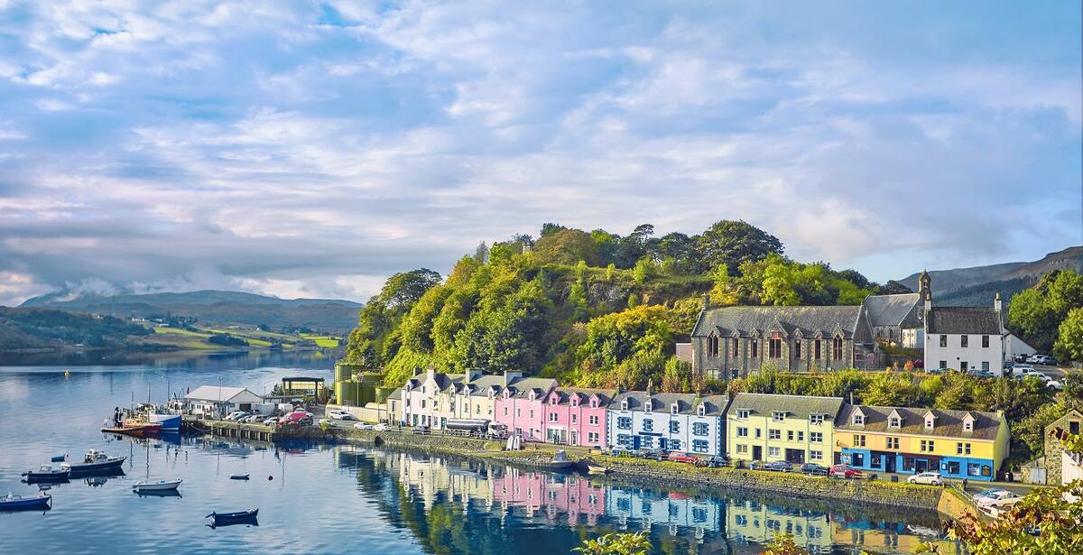 Bunte Häuser von Portree