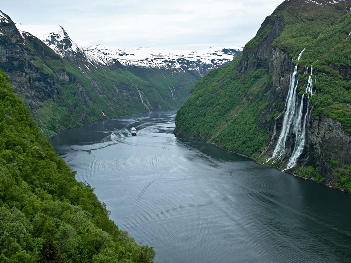 Blick in den Geirangerfjord