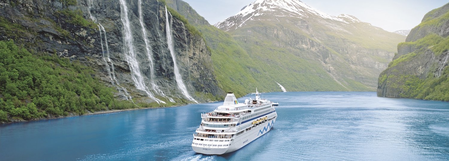Kreuzfahrt Geiranger über Geirangerfjord