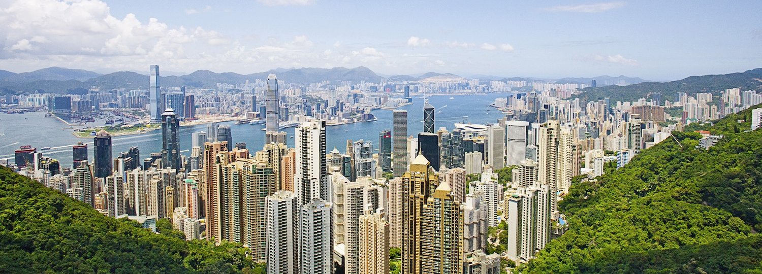 Kreuzfahrt nach Hongkong: Wolkenkratzer