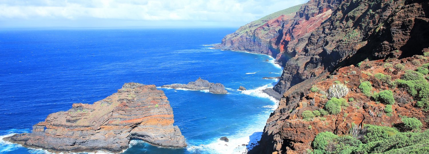 Raue Küste von La Palma