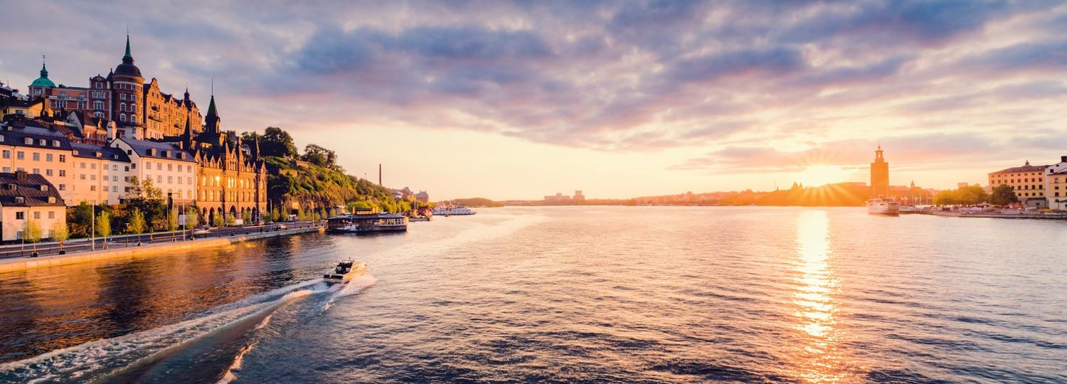 Stockholm bei Sonnenuntergang genießen