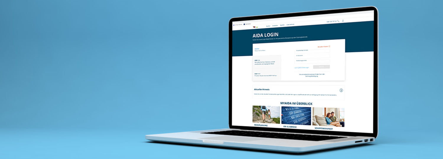 myAIDA Login Probleme