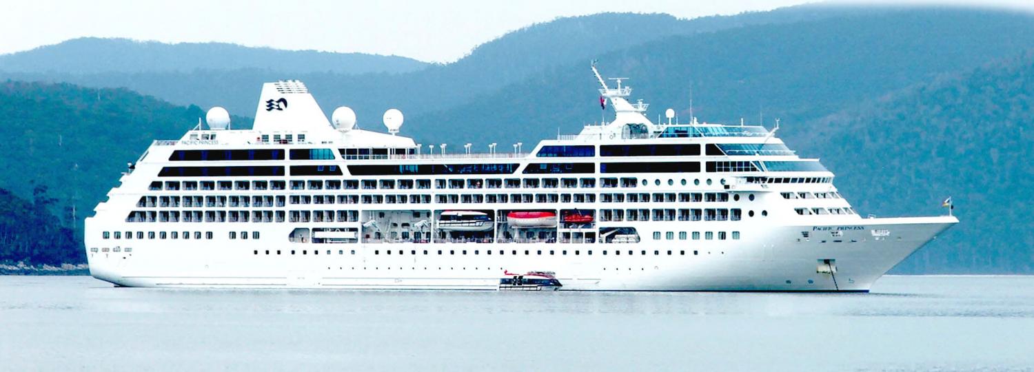 Pacific Princess Schiff Position Kabinen Restaurants