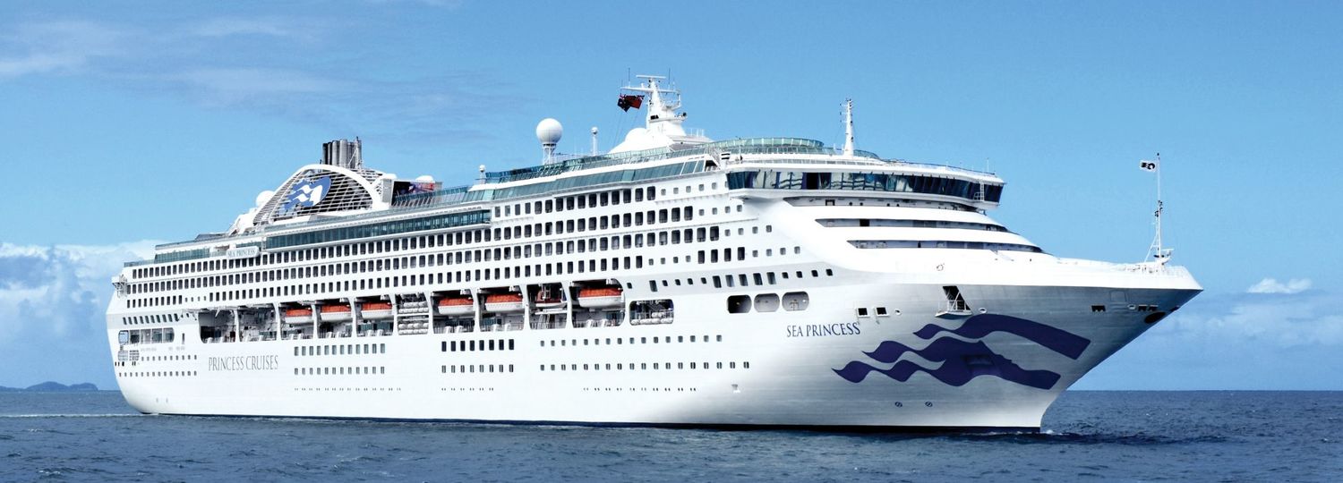 Schiff Sea Princess auf See
