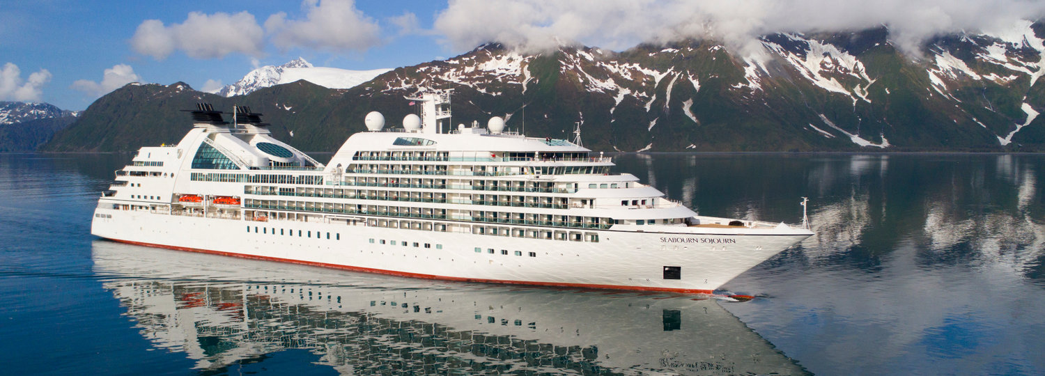 Seabourn Sojourn auf See in Alaska