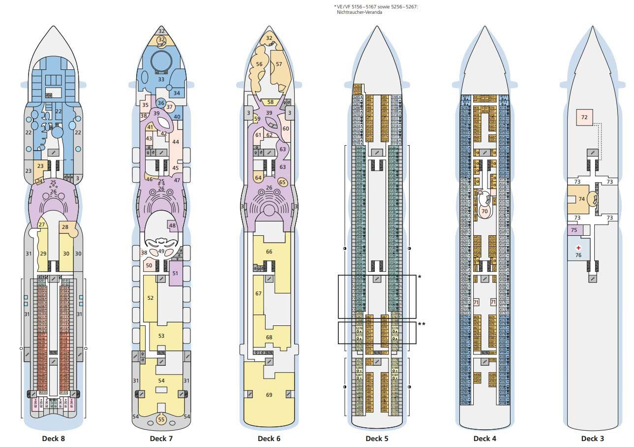 Aidaperla Position Webcam Deckplan Bilder Bewertung