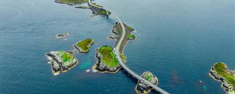 AIDA Ausflug ab Molde: Panoramafahrt zur Atlantik-Küstenstraße