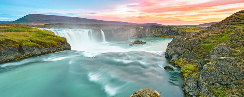 Ausflug von Akureyri zum Goðafoss-Wasserfall