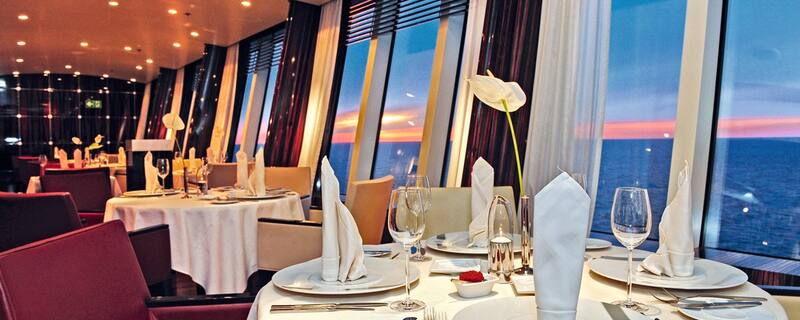 Restaurant an Bord von AIDAbella