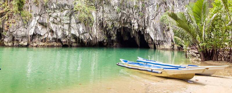AIDA Ausflug auf Palawan: Mit dem Boot durch die Höhlen von Sabang und Mittagessen im Forest Park