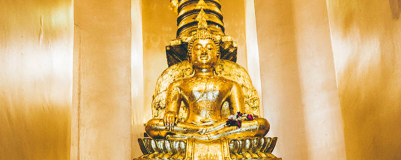 AIDA Ausflug in Bangkok:  Bangkoks Buddhas "Liegender und Goldener Buddha"