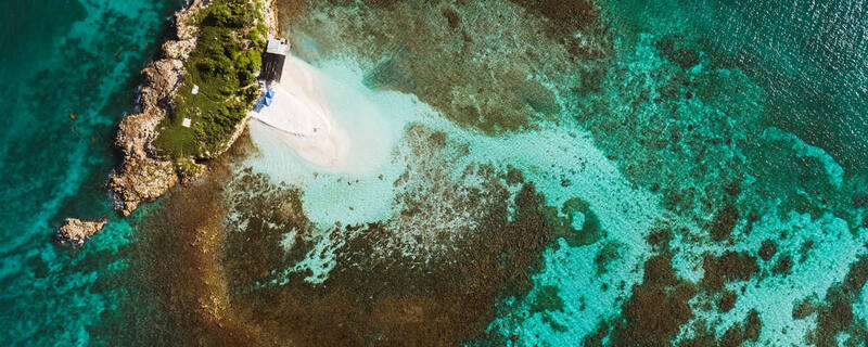 AIDA Ausflug auf Antigua: Antigua aus der Vogelperspektive