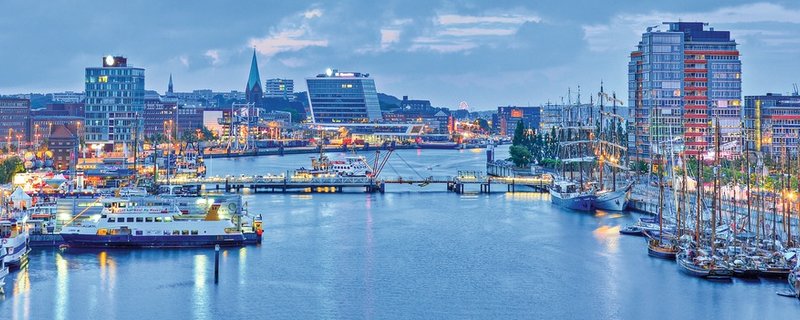 Kiel liegt wunderschön am Wasser