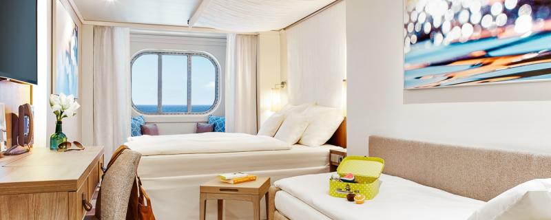 AIDA Meerblickkabine (Außenkabine) für drei Personen