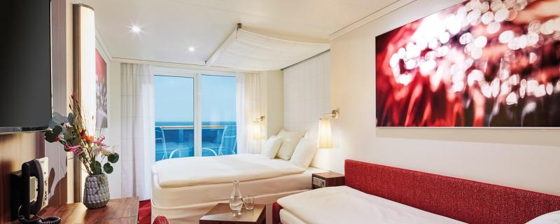 AIDA Balkonkabine für drei Personen