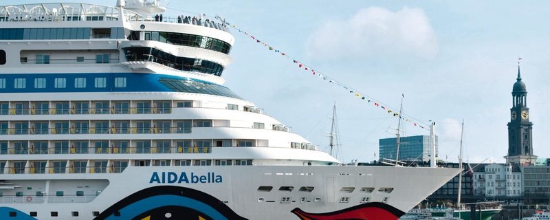 AIDAbella Bild in Hamburg