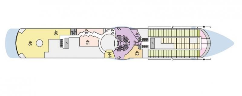 AIDAbella Kabinenplan