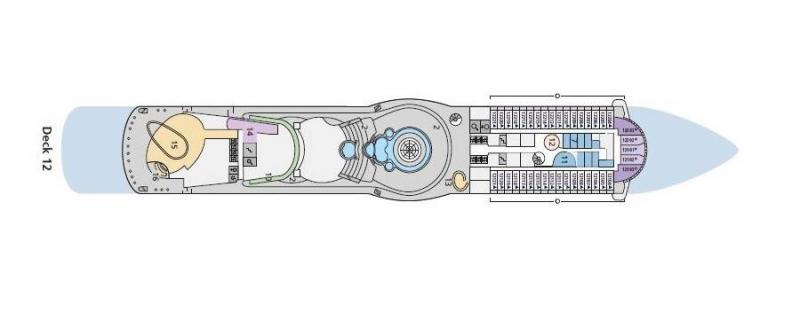 AIDAblu Deckplan Kabinenplan