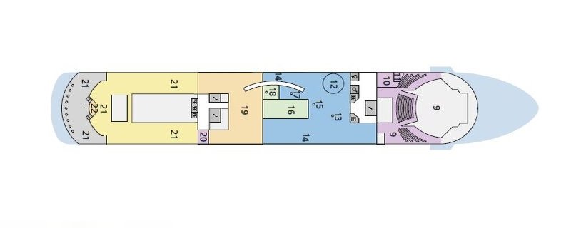 AIDAcara Deckplan Bild
