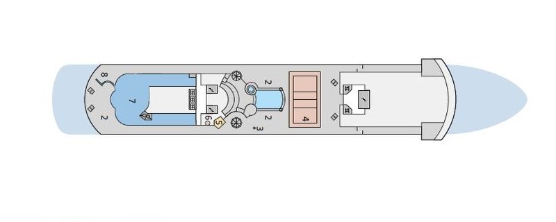 Bild AIDAcara Deckplan Kabinenplan