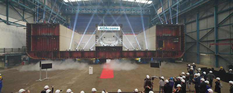 Bild: AIDAcosma Kiellegung