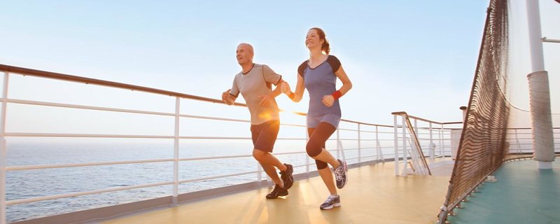 AIDAdiva Jogging Strecke