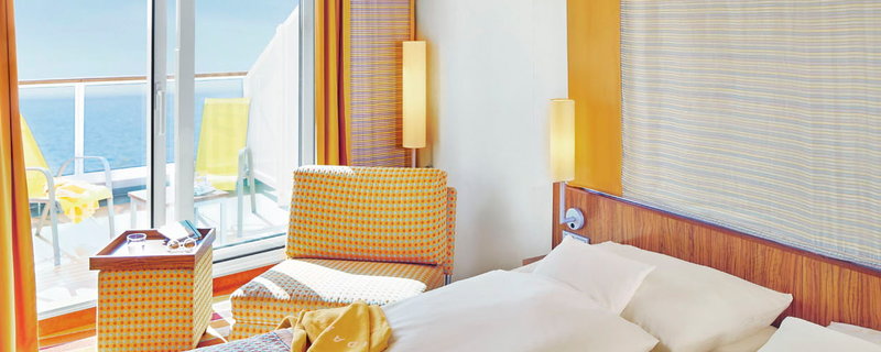 Bild von AIDAluna Balkonkabine Suite