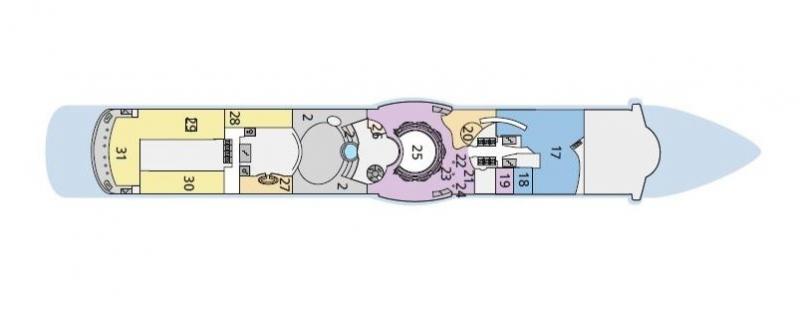 Bild: AIDAmar Decksplan