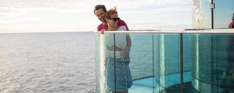 Bild AIDAperla Skywalk Aussicht