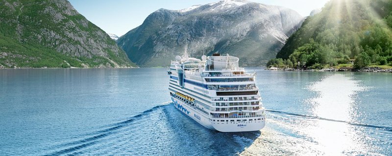AIDAsol Bilder auf Route Fjord Heck