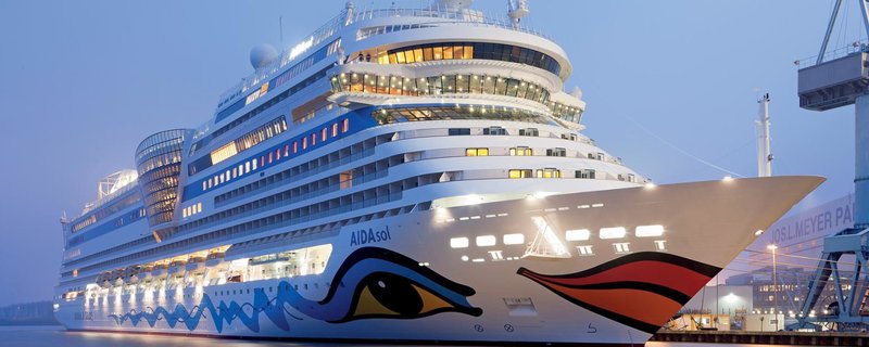 Aida Sol Vor Palma De Mallorca At Aidacruises At Beaidautiful