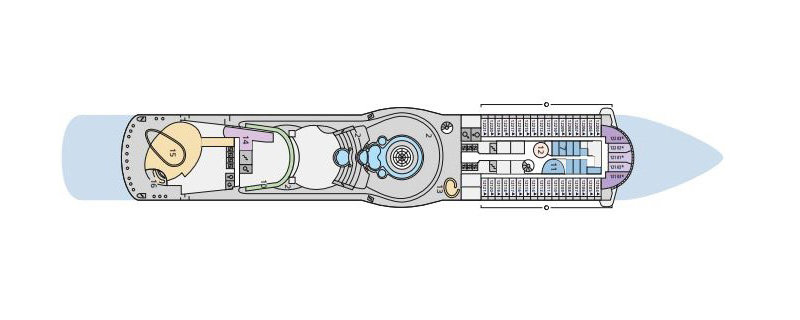 Bild AIDAstella Deckplan Kabinenplan