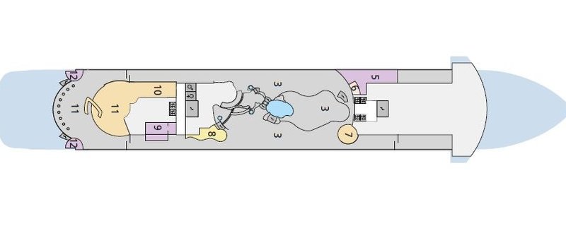 Bild AIDAvita Deckplan Deck 10