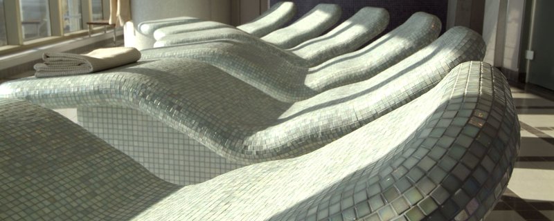 Liegen im Spa auf der Arcadia