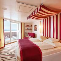 Kabine mit Balkon auf AIDA Schiff